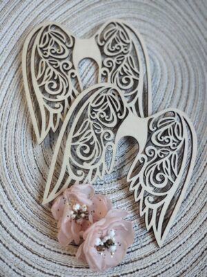 Skrzydła do makramy drewniane 12,5cm x 12,5cm N817