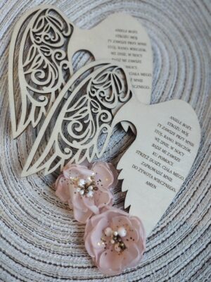 Skrzydła do makramy ze sklejki 12,5cm x 12,5cm N818