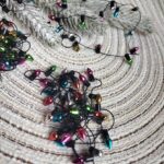 Lampki kolorowe na wianek lub choinkę 1m