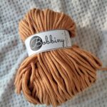 Bobbiny sznurek do makramy Pomarańczowy 5mm pleciony 100m