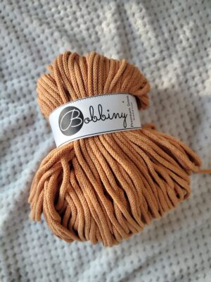 sznurek bobbiny pomarańczowy