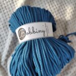 Bobbiny sznurek do makramy Dopamine Blue 5mm pleciony 100m