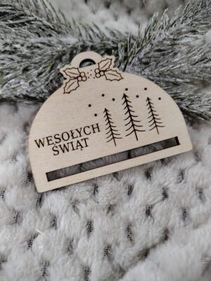 Baza do bombki na choinkę 7cm x 5,5cm N838