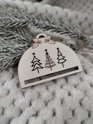 Baza do bombki na choinkę 7cm x 5,5cm N839