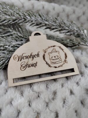 Baza do bombki na choinkę 7cm x 5,5cm N843