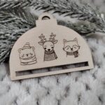 Baza do bombki na choinkę 7cm x 5,5cm N844