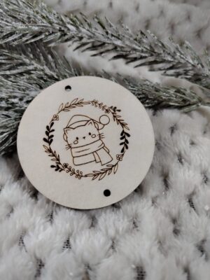 Baza do chwosta ze sklejki do makramy 5,5cm N853