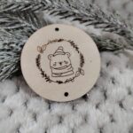 Baza do chwosta ze sklejki do makramy 5,5cm N854