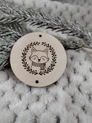 Baza do chwosta ze sklejki do makramy 5,5cm N855