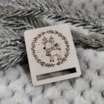 Zakładka do makramy na Święta 5cm x 4cm  N834