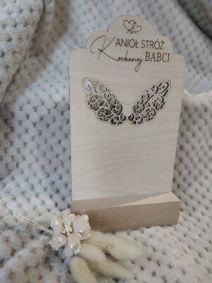 Baza do aniołka na Dzień Babci i Dziadka 20cm x 12cm N860