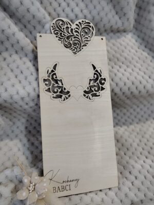 Baza do aniołka na Dzień Babci i Dziadka 30cm x 12cm N863