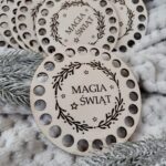 Baza pod kubek 10 cm Święta Bożego Narodzenia N865
