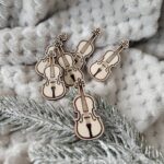 Skrzypce do makramy ze sklejki 3,5cm N866