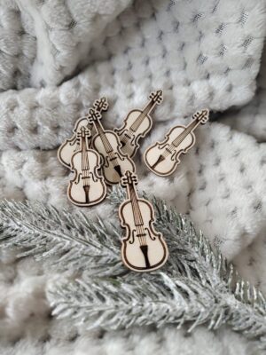 Skrzypce do makramy ze sklejki 3,5cm N866