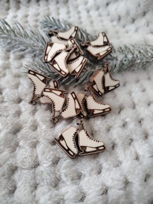 Łyżwy ze sklejki do makramy 3cm N867