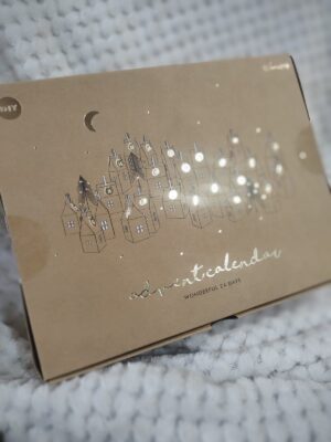 Domki do kalendarza adwentowego 24 szt z kartonu