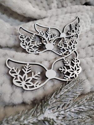 Skrzydełka do makramy z HDF 10cm x 4cm H361