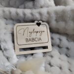 Zakładka do makramy na Dzień babci i dziadka 5cm x 4,5cm  N872