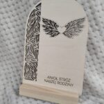 Baza do aniołka z makramy Anioł Stróż 19cm x 13cm  N874