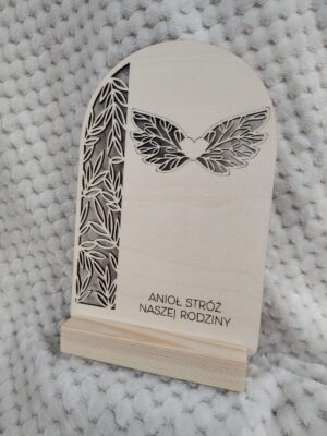 Baza do aniołka z makramy Anioł Stróż 19cm x 13cm  N874