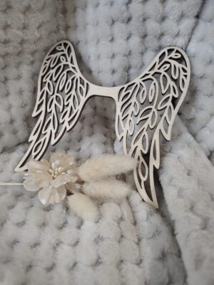 Skrzydła do makramy z HDF 12cm x 12cm  H363