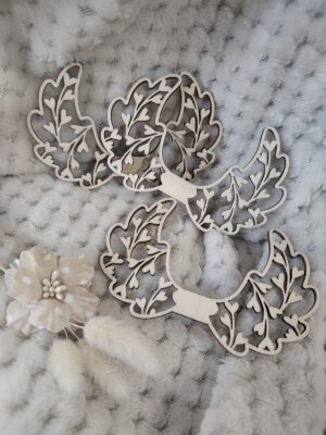 Skrzydła do makramy ze sklejki 11cm x 7cm N876