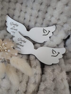 Skrzydełka do makramy z HDF 9,5cm x 4cm H362