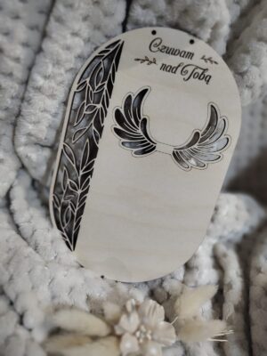 Baza do aniołka z makramy ze sklejki 20cm x 13cm N878