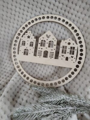 Baza do szydełkowania 23cm Święta Bożego Narodzenia N833