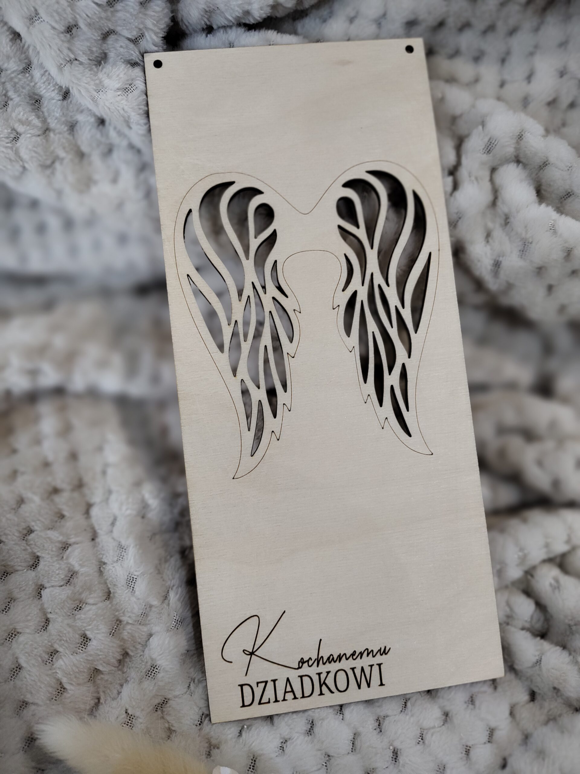 Baza do aniołka na Dzień Babci i Dziadka 25cm x 12cm N864 - obrazek 3