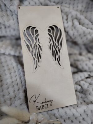 Baza do aniołka na Dzień Babci i Dziadka 25cm x 12cm N864