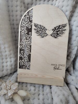 Baza do aniołka na Dzień Babci i Dziadka 19cm x 13cm  N873