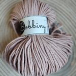 Bobbiny sznurek do makramy Pastelowy róż 3mm pleciony 100m