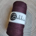 Bobbiny sznurek do makramy skręcany 3mm Burgundowy 100m