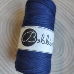 Bobbiny sznurek do makramy Atramentowy 3mm skręcany 100m