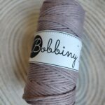 Bobbiny sznurek do makramy Wrzosowy 3mm skręcany 100m