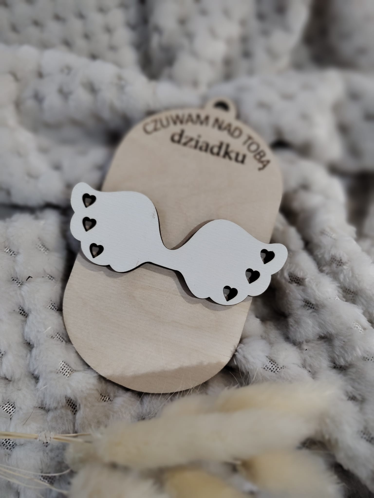 Baza brelok zawieszka ze sklejki 12cm x 7cm N881 - obrazek 3