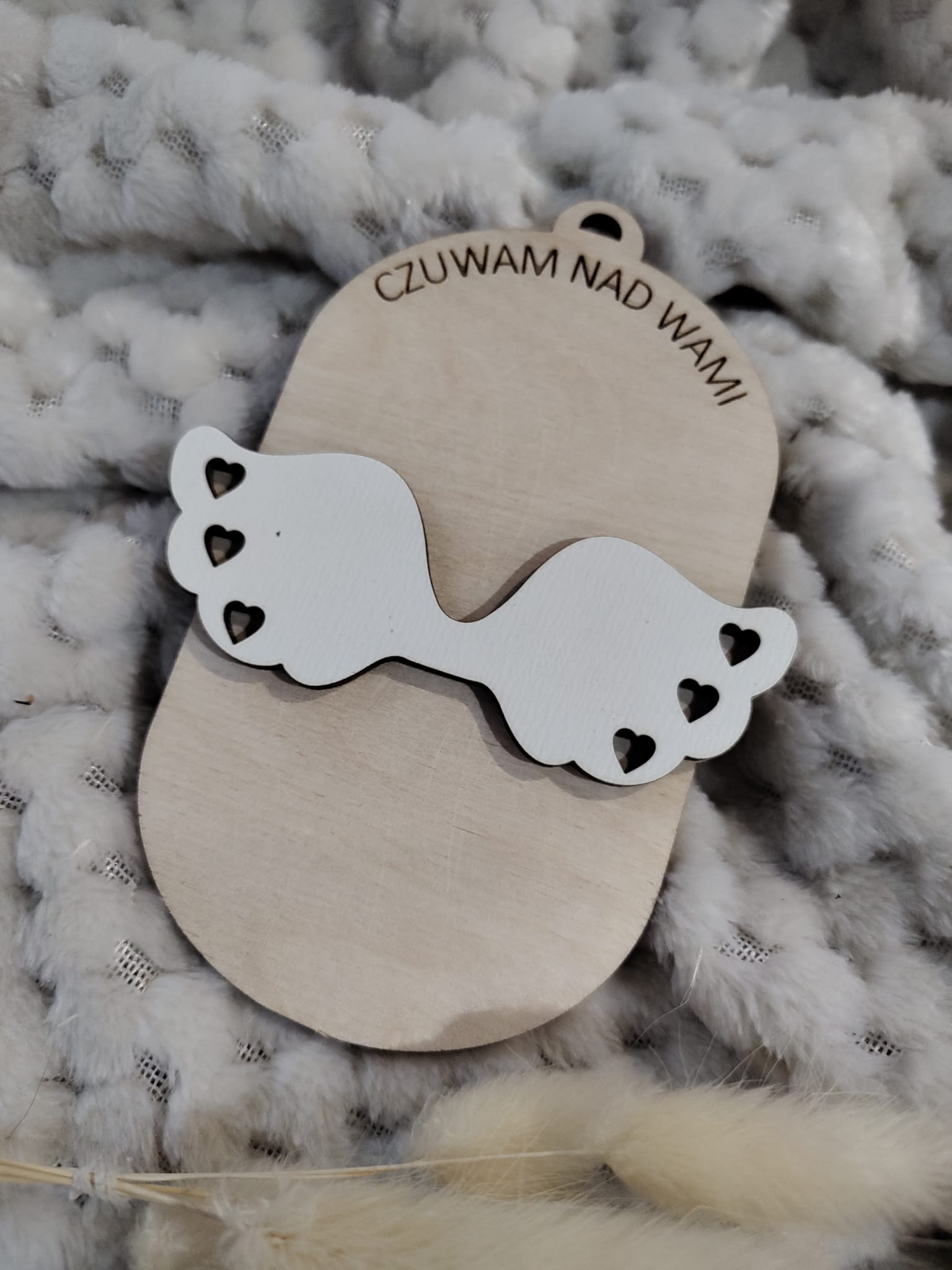 Baza brelok zawieszka ze sklejki 12cm x 7cm N881 - obrazek 2