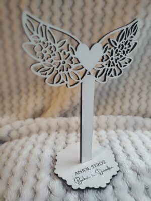 Skrzydełka stojące do makramy z HDF 12cm x 16cm H372