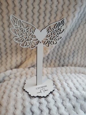 Skrzydełka stojące do makramy z HDF 12cm x 16cm H373