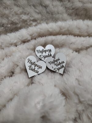 Serduszko na Dzień Babci i Dziadka z HDF 3cm H375