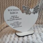 Baza do makramy serce z HDF 16cm x 12cm H374