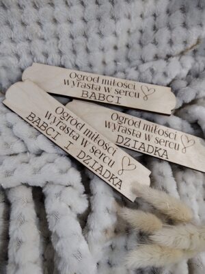 Tabliczka na dzień babci i dziadka ze sklejki 13cm x 2,5cm N884