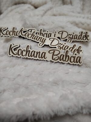 Tabliczka na Dzień Babci i Dziadka ze sklejki 15cm x 2,5cm DB28