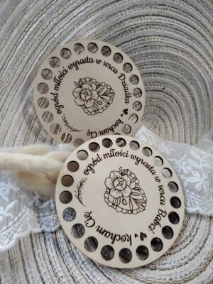 Podstawka pod kubek dla babci i dziadka 10cm DB32