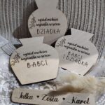 Upominek na Dzień Babci i Dziadka wazon 10cm x 8cm DB40