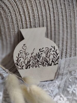 Tabliczka dla Babci lub Mamy wazon 10cm x 8cm N885