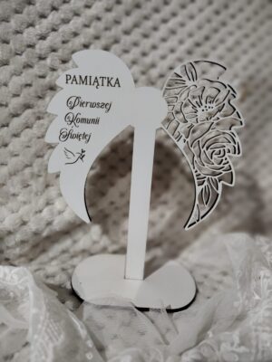 Skrzydła stojące na I Komunię Świętą z HDF 17cm x 14cm H388