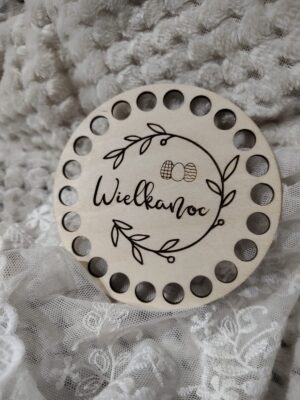 Podstawka pod kubek na Wielkanoc ze sklejki 10cm N890